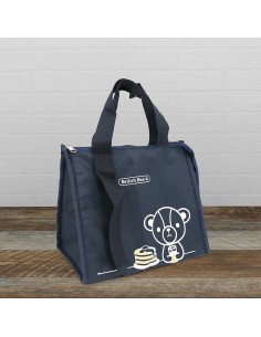 英國熊寬口保溫餐袋