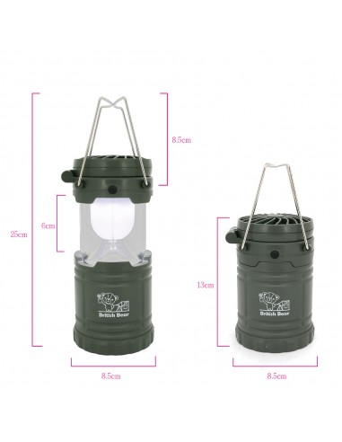 英國熊伸縮露營燈風扇