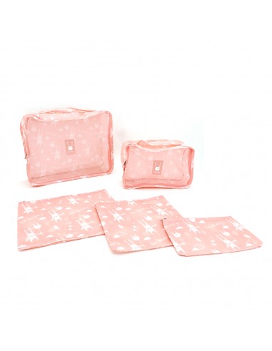 Bo bonny夏日旅行五件組-粉色