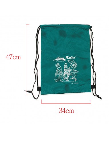 安妮兔雙色束口背包-綠