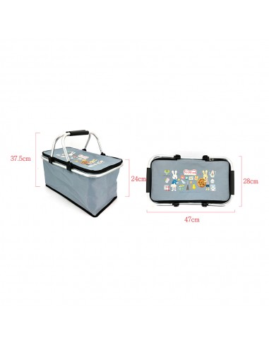 法國兔保溫保冷野餐提籃