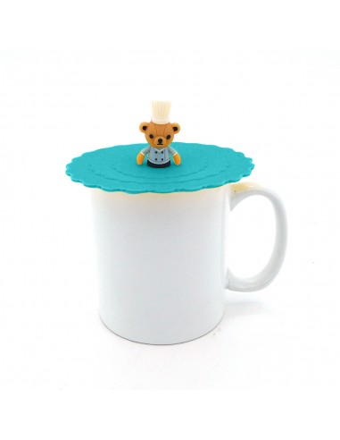 英國熊耐熱矽膠杯蓋-綠色(盒裝)