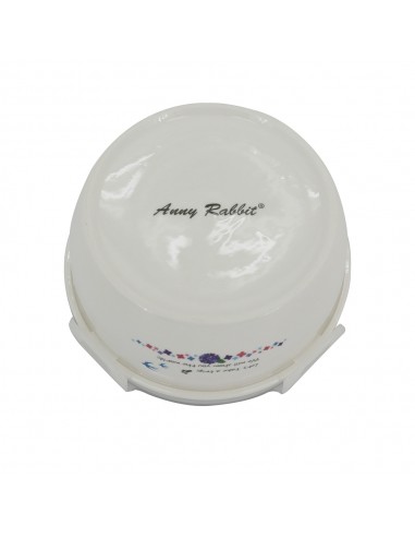 安妮兔陶瓷密扣蓋碗650ml繡球花