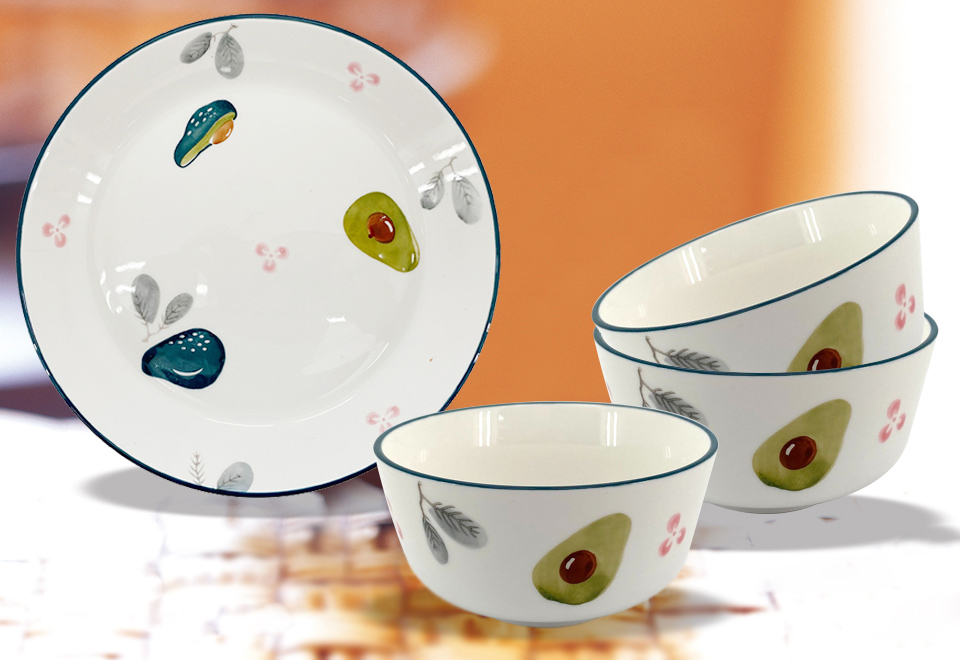 松村窯酪梨3碗1盤-7Q